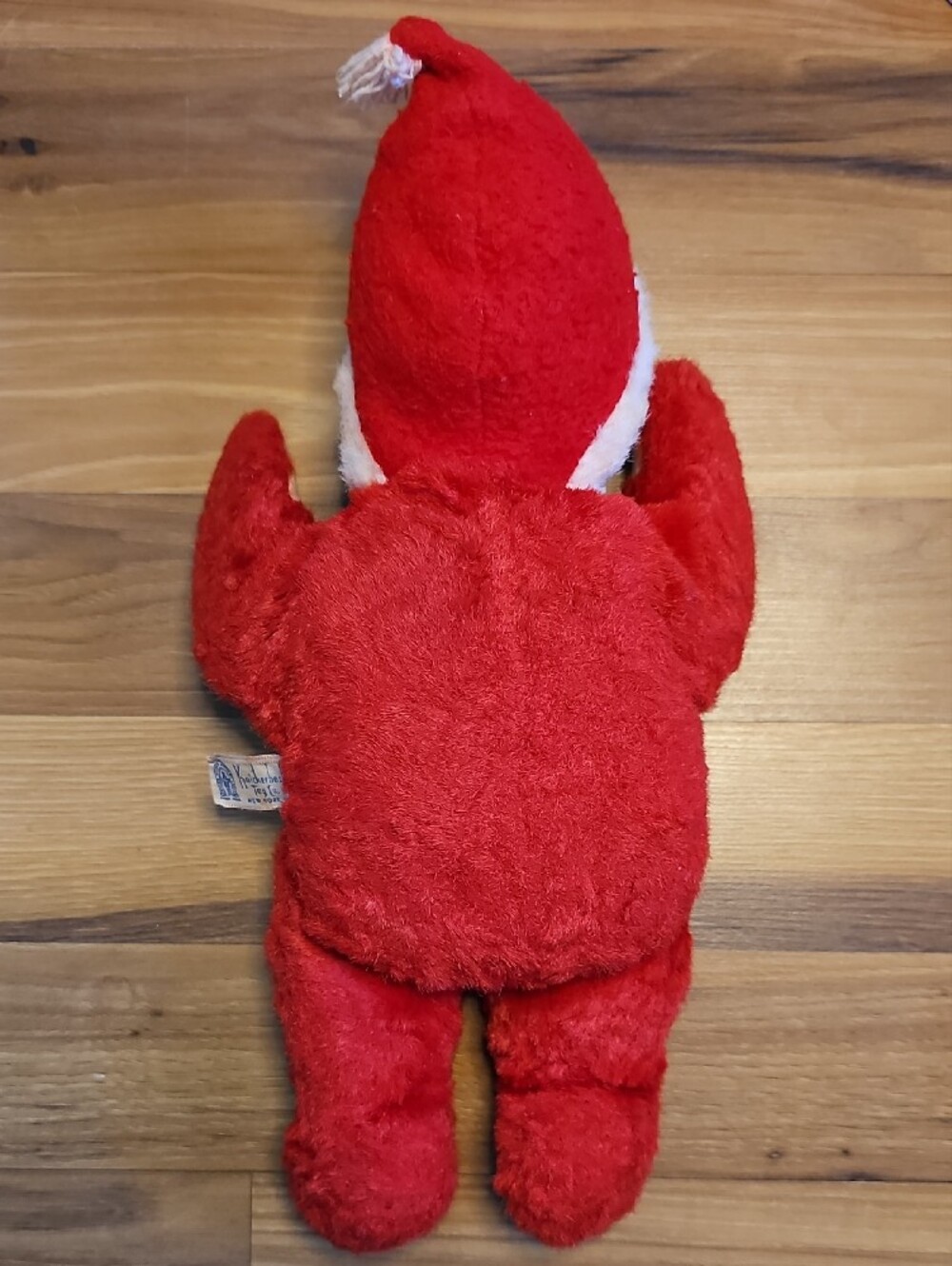 Vintage 1955 Knickerbocker Baby Santa Plush Rubber Face Mid Century Christmas - Picture 4 of 5